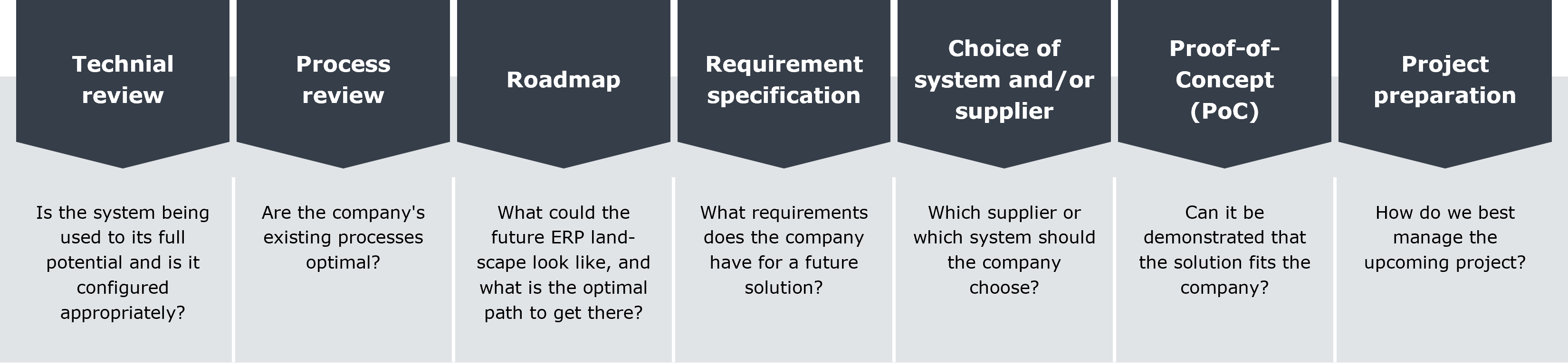 Illustration of Basico's ERP-preliminary analysis
