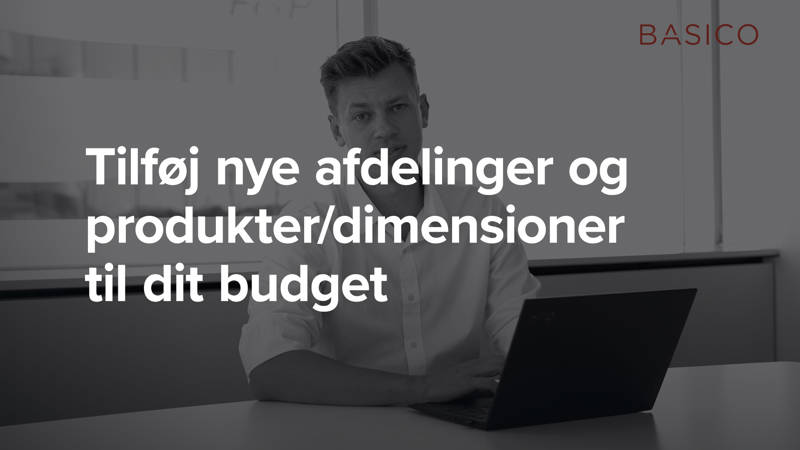 Basico Workday Adaptive Tilføj Nye Afdelinger Og Produkterdimensioner Til Dit Budget